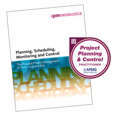 Image of Project Planning and Control publication and Practitioner digital badge